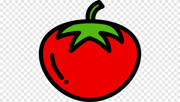 Трафарет помидора для аппликации
