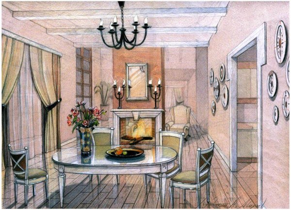 Квартира рисунок