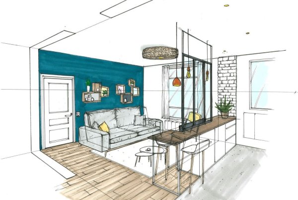 Рисунок комнаты