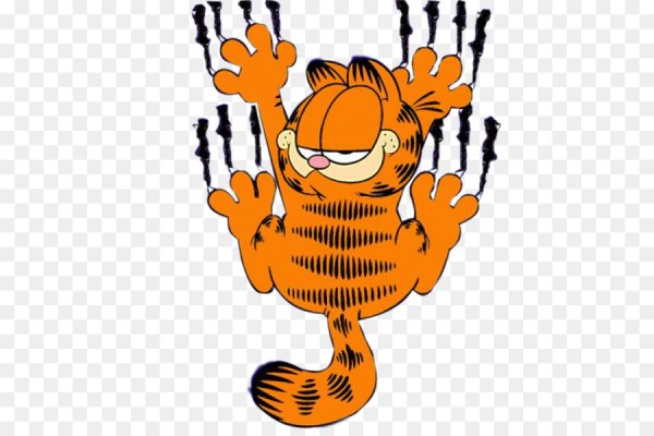 Гарфилд карандашом