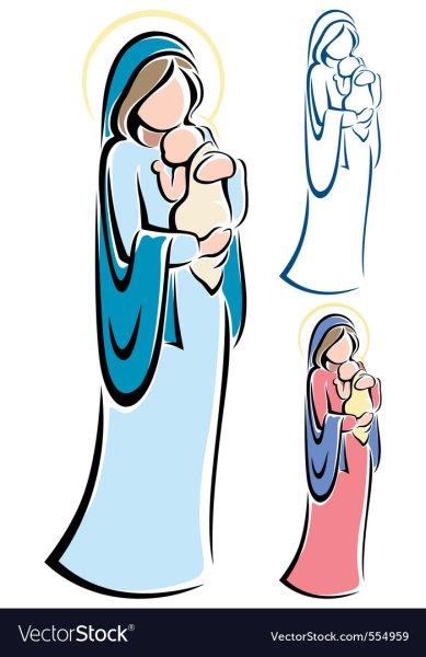 Аве Мария рисунок