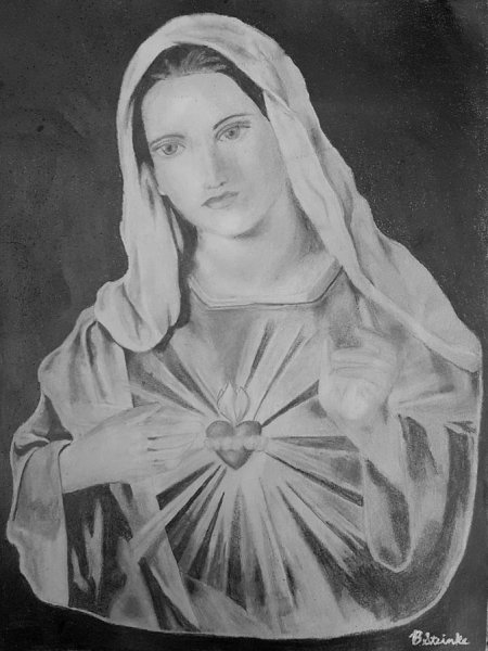 Аве Мария нарисовать