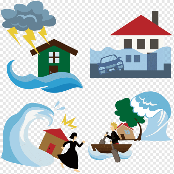 Рисунок на тему стихийные бедствия