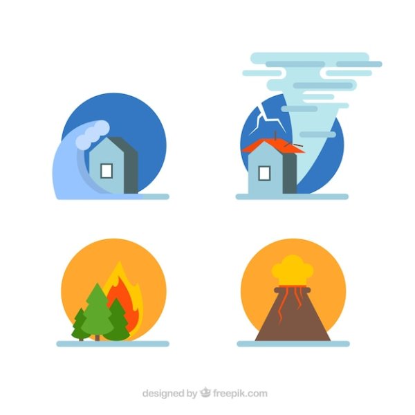 Стихийные бедствия иллюстрация