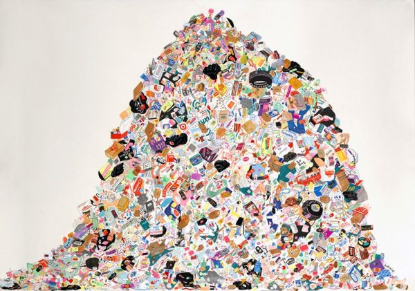 Груда мусора рисунок