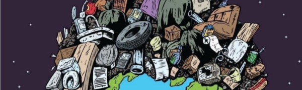 Гора мусора иллюстрация