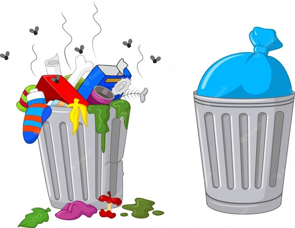 Мусорные баки вектор