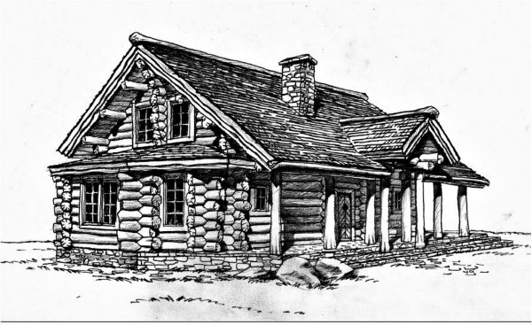 Срубный дом в древней Руси