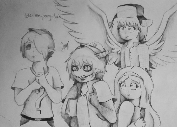 Непета страшилки Баку и Соня арт