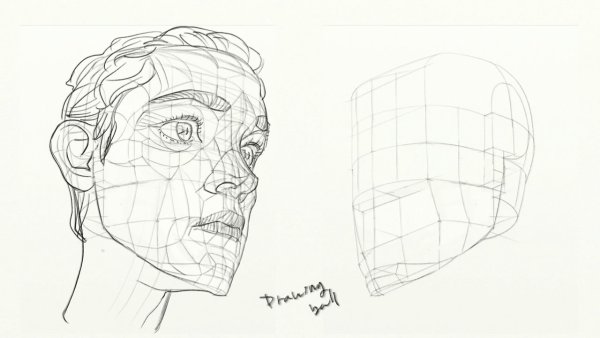 Александр Рыжкин рисунок головы