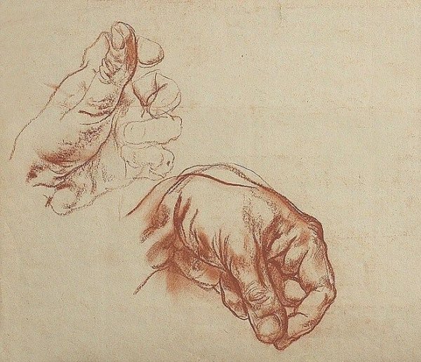 Микеланджело рисунки карандашом