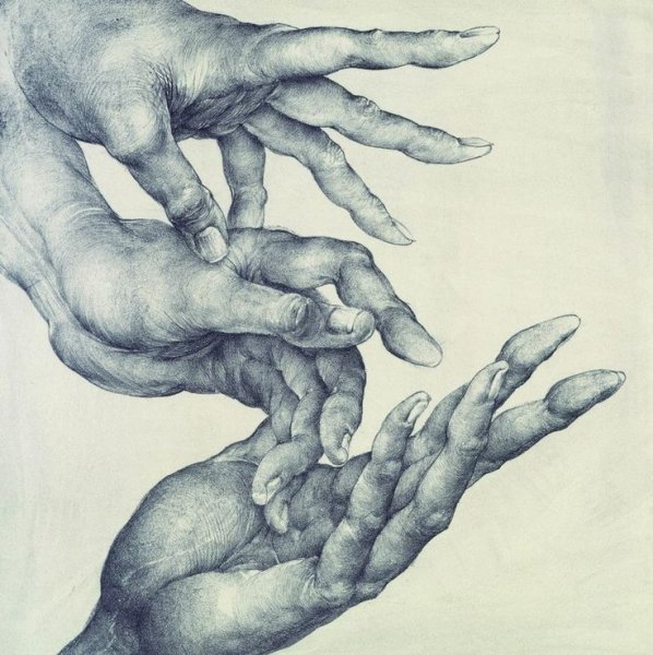 Микеланджело штудии рук