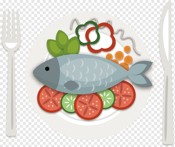Рыбные блюда вектор