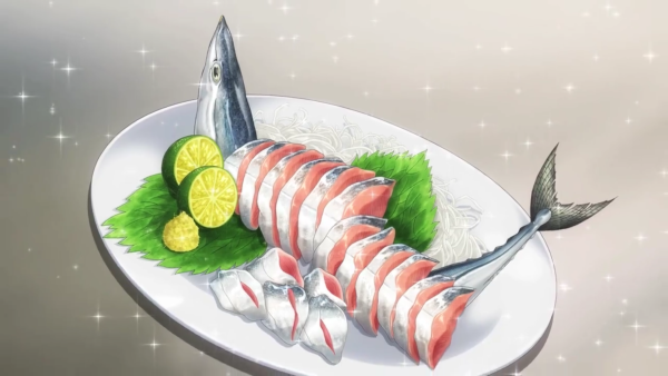 Аниме еда рыба