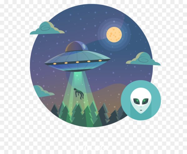 НЛО мультяшный