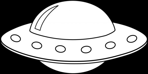 Летающая тарелка раскраска