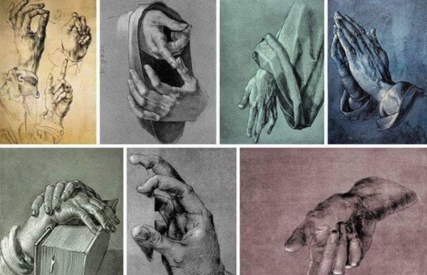 Альбрехт Дюрер картины руки