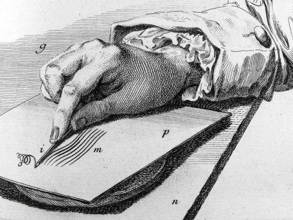 Ладонь гравюра