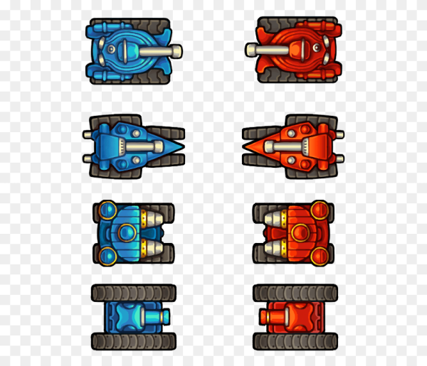 Tank 2d Top down