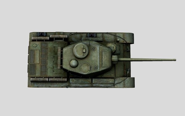 Танк т 34 85 вид сверху