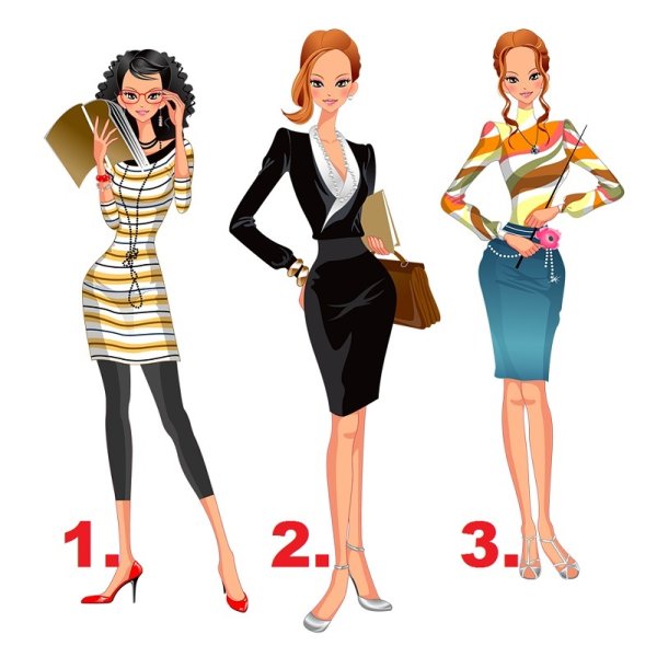 Женщина мультяшная