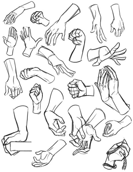 Руки для обработки без фона