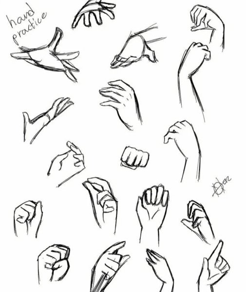 Референс рук гача лайф