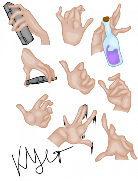 Аниме Чиби руки