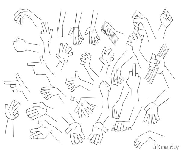 Чиби руки референс