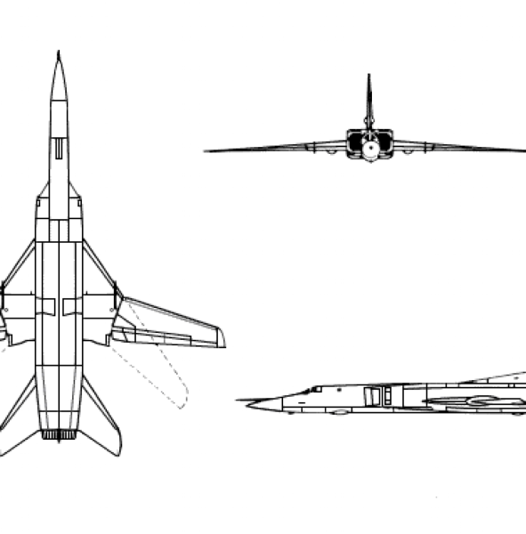 B-1b Lancer чертежи