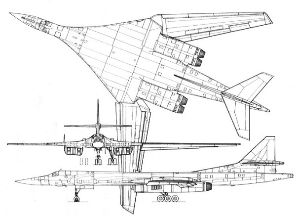 Ту-128 перехватчик чертежи