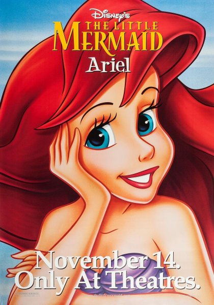 The little Mermaid (1989) Постер