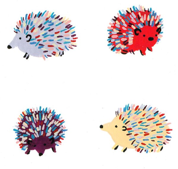 Ежик цветной