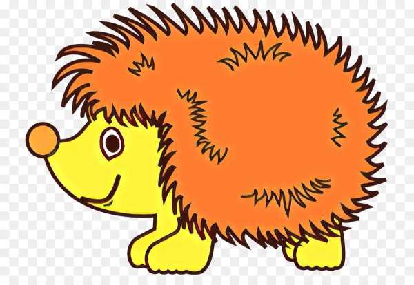 Мультяшный Ежик для вырезания