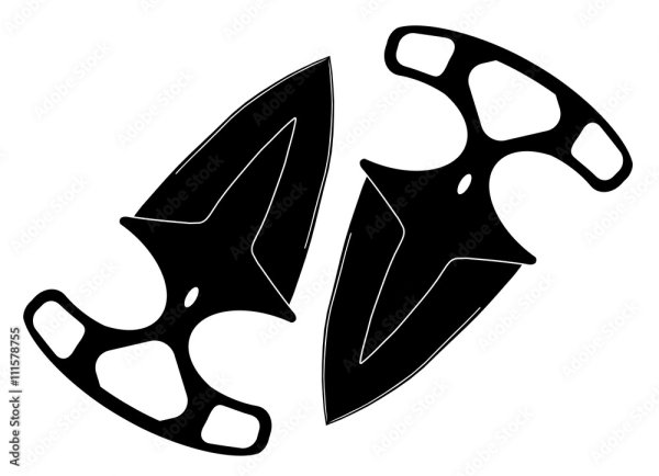 Чертеж ножа Shadow Daggers