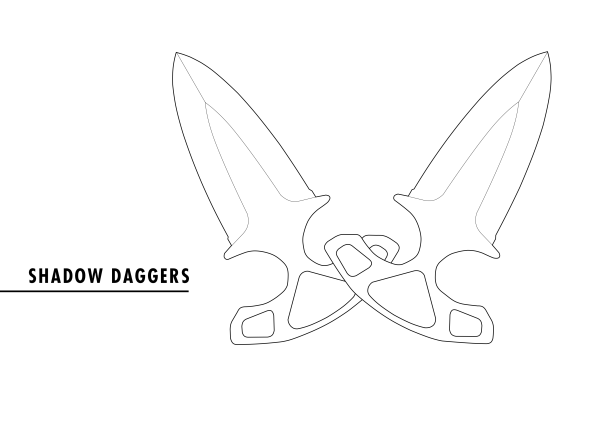 Нож Shadow Daggers