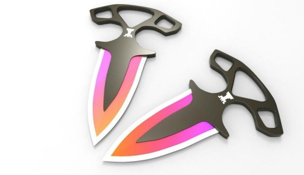 Чертёж тычковых ножей из КС го