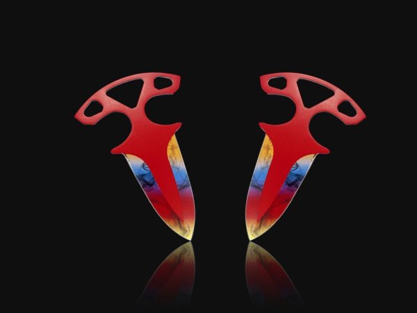 ТЫЧКОВЫЕ ножи мраморный градиент