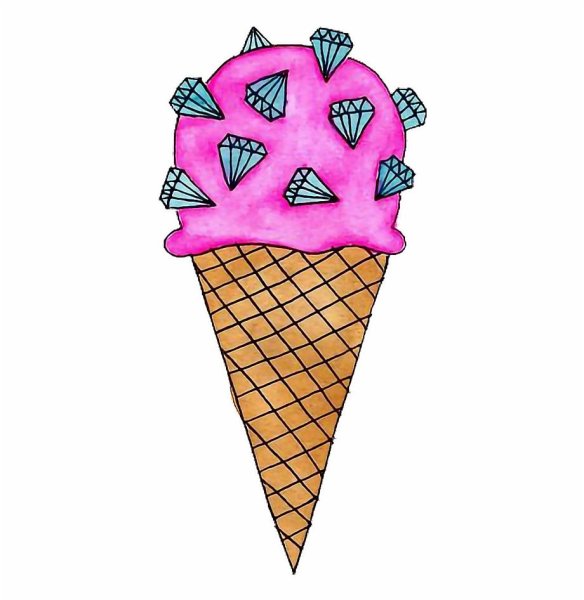 Мороженое с глазками