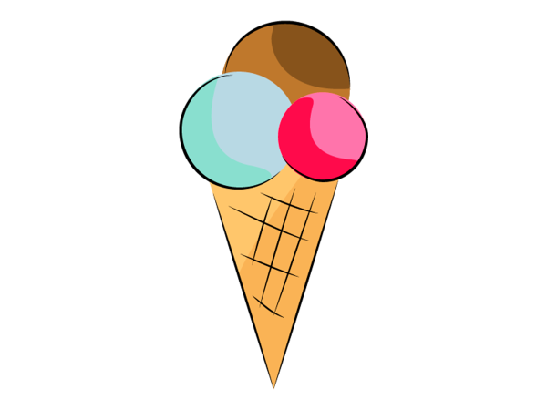 Рисунки для срисовки мороженое