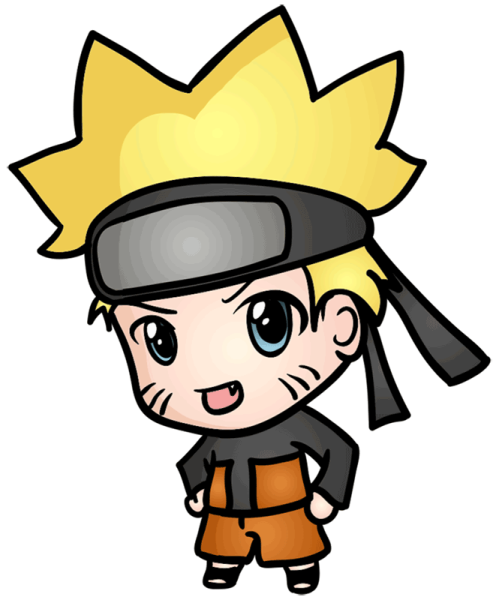 Раскраски аниме Наруто Какаси Чиби