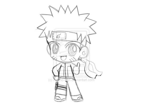 Рисунки Наруто Чиби
