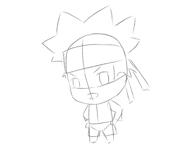 Наруто Чиби команда 7