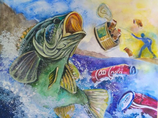 Загрязнение океана для детей