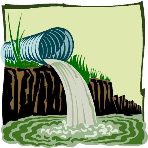 Загрязнение водоемов для детей