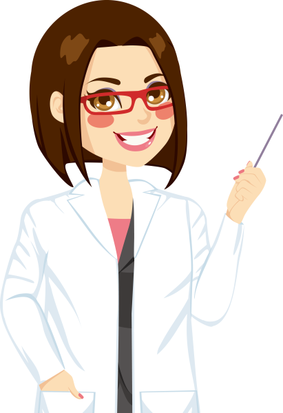 Иллюстрация девушка медик