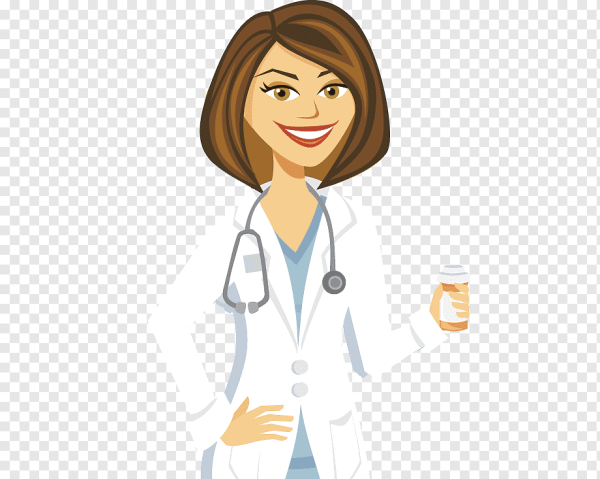 Фармацевт на белом фоне