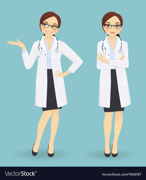 Врачи в разных позах