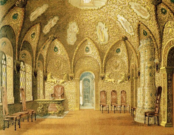 Иван Грозный на фресках Грановитой палаты