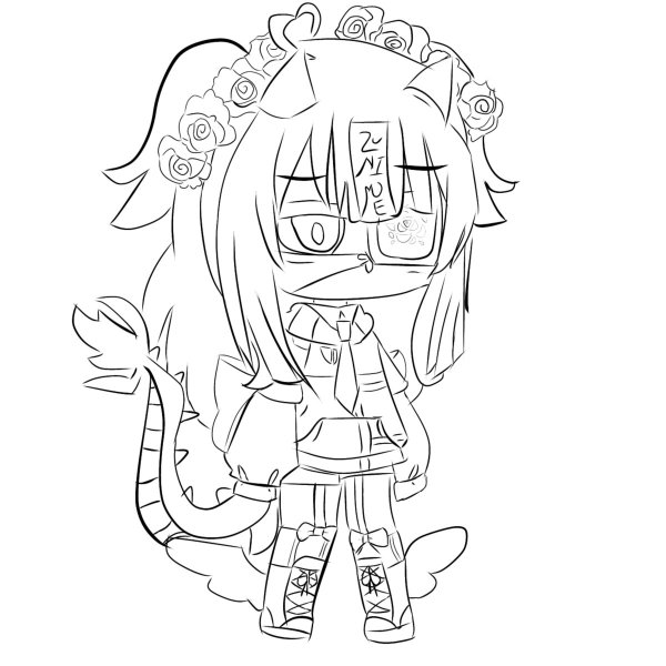 Картинки для срисовки гача